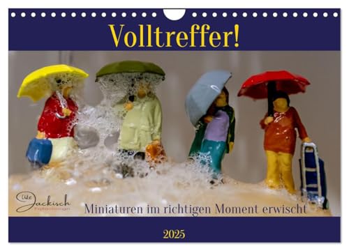 Volltreffer! (Wandkalender 2025 DIN A4 quer), CALVENDO Monatskalender: Miniaturen erobern die Welt - durch die Größenunterschiede ergeben sich interessante neue Sichtweisen. (CALVENDO Hobbys) von CALVENDO