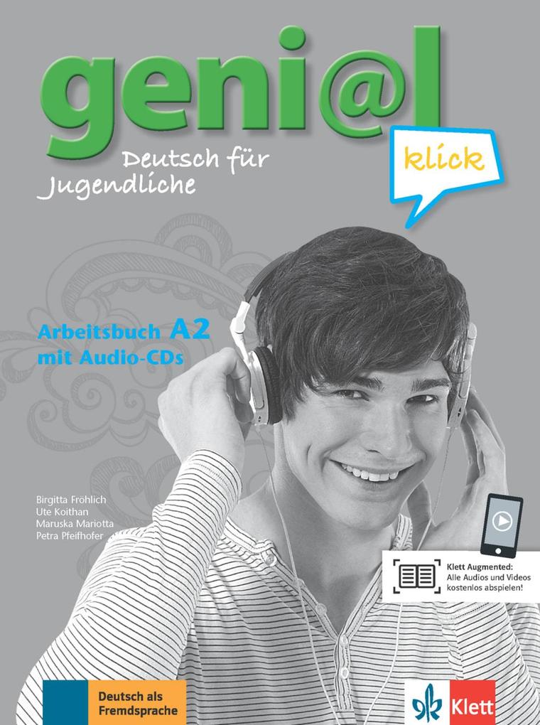 geni@l klick A2 - Arbeitsbuch mit 2 Audio-CDs von Klett Sprachen GmbH