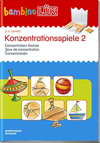 bambinoLÜK: 3/4/5 Jahre Konzentrationsspiele 2: Für Kinder ab 3 J (bambinoLÜK-Übungshefte: Kindergarten)