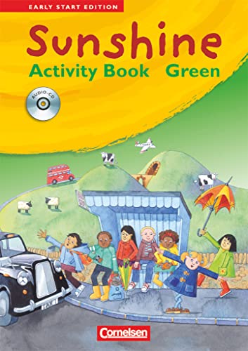 Sunshine - Early Start Edition - Ausgabe 2008 - Band 1/2: 1./2. Schuljahr - JÜL-Ausgabe: Activity Book - GREEN mit Lieder-/Text-CD (Kurzfassung)