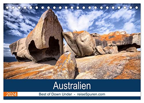 Australien 2024 Best of Down Under (Tischkalender 2024 DIN A5 quer), CALVENDO Monatskalender von CALVENDO
