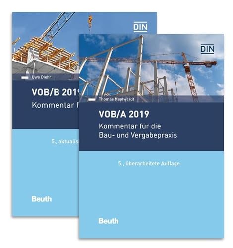 VOB/A + VOB/B 2019: Kommentare für die Bau- und Vergabepraxis Paket (DIN Media Recht) von Beuth Verlag