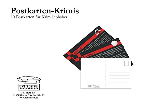 Postkartenkrimis: 10 Postkarten für Krimiliebhaber von Hottenstein Buchverlag