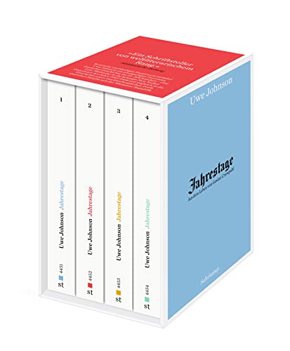 Jahrestage 1–4: Aus dem Leben von Gesine Cresspahl (suhrkamp taschenbuch) von Suhrkamp Verlag AG