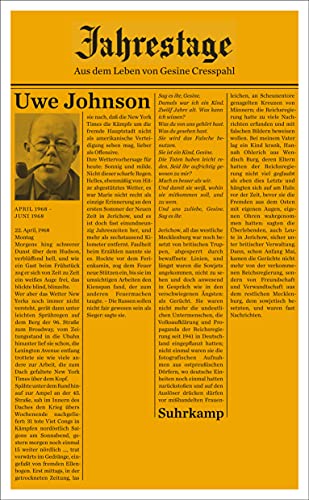Jahrestage 3: Aus dem Leben von Gesine Cresspahl (suhrkamp taschenbuch)