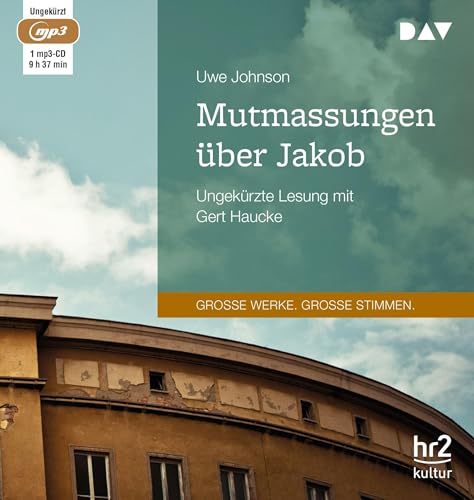 Mutmassungen über Jakob: Ungekürzte Lesung mit Gert Haucke (1 mp3-CD)