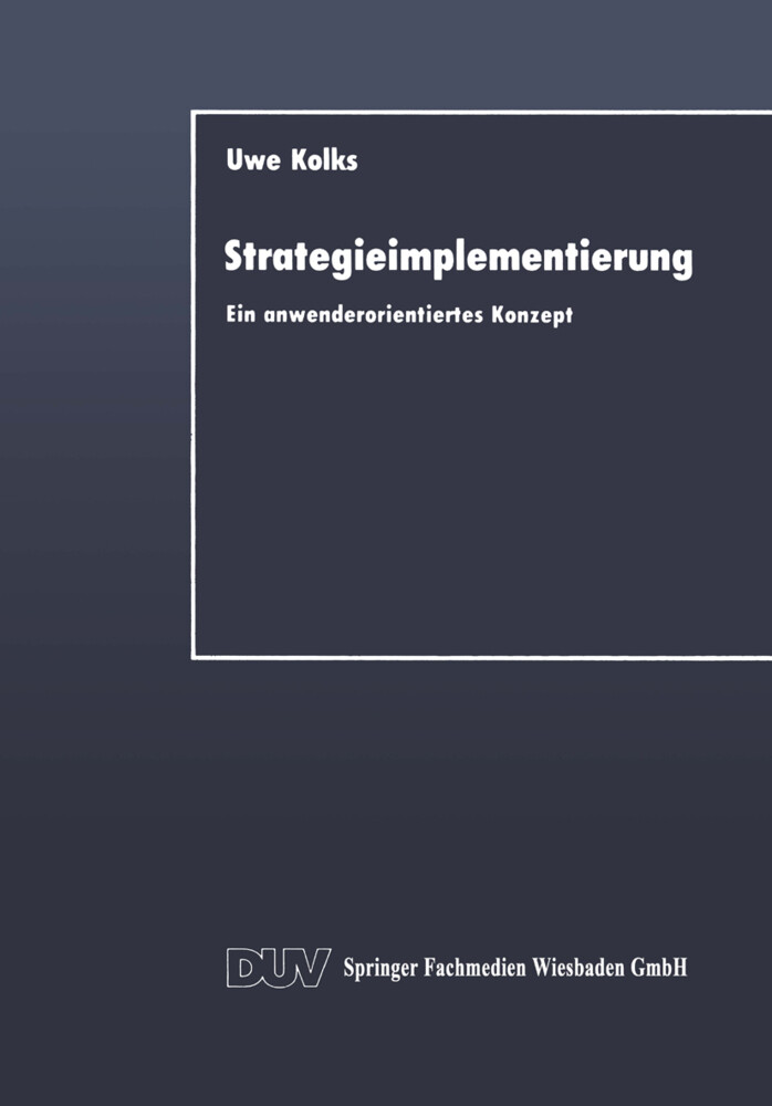 Strategieimplementierung von Deutscher Universitätsverlag