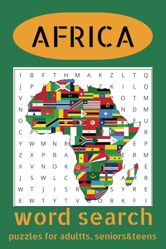 Africa Word Search Puzzle Book: Word Searches with Easy-to-Read Print about Africa, Animals, Countries and more / 6x9 inches, 110 pages / 50+ Puzzles... Gift for Vacation, Holidays, and Free Times. Africa Word Search Puzzle Book: Word Searches with Easy-to-Read Print about Africa, Animals, Countries and more / 6x9 inches, 110 pages / 50+ Puzzles... Gift for Vacation, Holidays, and Free Times. von Independently published