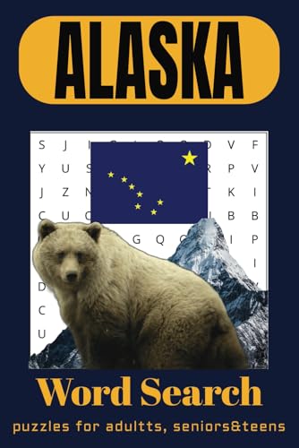 Alaska Word Search Puzzle Book: Word Searches with Easy-to-Read Print about Alaska| 6x9 inches, 110 pages | 50+ Puzzles... Gift for Vacation, Holidays, and Relaxing Times., Alaska Word Search Puzzle Book: Word Searches with Easy-to-Read Print about Alaska| 6x9 inches, 110 pages | 50+ Puzzles... Gift for Vacation, Holidays, and Relaxing Times., von Independently published
