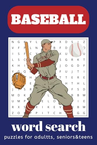 Baseball Word Search Puzzle Book: Word Searches with Easy-to-Read Print about Baseball | 6x9 inches, 110 pages | 50+ Puzzles... Gift for Vacation, Holidays, and Relaxing Times. Baseball Word Search Puzzle Book: Word Searches with Easy-to-Read Print about Baseball | 6x9 inches, 110 pages | 50+ Puzzles... Gift for Vacation, Holidays, and Relaxing Times. von Independently published
