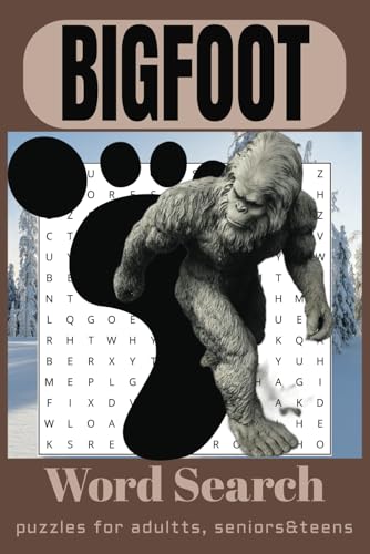 BigFoot Word Search Puzzle Book: Word Searches with Easy-to-Read Print about BigFoot, Yeti, Gugu and More | 6x9 inches, 110 pages | 50+ Puzzles... Gift for Vacation, Holidays, and Relaxing Times. BigFoot Word Search Puzzle Book: Word Searches with Easy-to-Read Print about BigFoot, Yeti, Gugu and More | 6x9 inches, 110 pages | 50+ Puzzles... Gift for Vacation, Holidays, and Relaxing Times. von Independently published