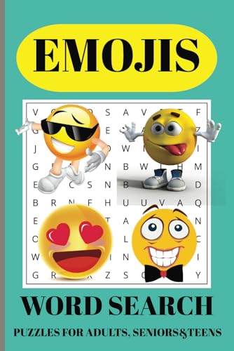 Emoji Word Search Puzzle Book: Word Searches with Easy-to-Read Print about Emojis, Emoticon, Pictograph more / 6x9 inches, 110 pages / 50+ Puzzles... Gift for Vacation, Holidays, and Free Times. Emoji Word Search Puzzle Book: Word Searches with Easy-to-Read Print about Emojis, Emoticon, Pictograph more / 6x9 inches, 110 pages / 50+ Puzzles... Gift for Vacation, Holidays, and Free Times. von Independently published