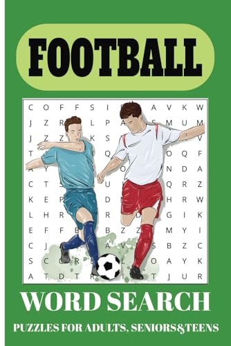Football Word Search Puzzle Book: Easy-to-Read Print about Football | 6x9 inches, 110 pages | 50+ Puzzles... Gift for Holidays and Free Times. Football Word Search Puzzle Book: Easy-to-Read Print about Football | 6x9 inches, 110 pages | 50+ Puzzles... Gift for Holidays and Free Times. von Independently published