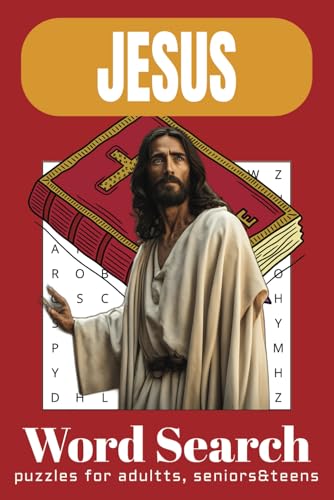 Jesus Word Search Puzzle Book: Word Searches with Easy-to-Read Print about Jesus, His miracles, Parables and More | 6x9 inches, 110 pages | 50+ ... for Vacation, Holidays, and Relaxing Times. Jesus Word Search Puzzle Book: Word Searches with Easy-to-Read Print about Jesus, His miracles, Parables and More | 6x9 inches, 110 pages | 50+ ... for Vacation, Holidays, and Relaxing Times. von Independently published