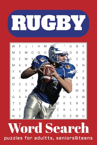 Rugby Word Search Puzzle Book: Word Searches with Easy-to-Read Print about Rugby | 6x9 inches, 110 pages | 50+ Puzzles... Gift for Vacation, Holidays, and Relaxing Times. Rugby Word Search Puzzle Book: Word Searches with Easy-to-Read Print about Rugby | 6x9 inches, 110 pages | 50+ Puzzles... Gift for Vacation, Holidays, and Relaxing Times. von Independently published