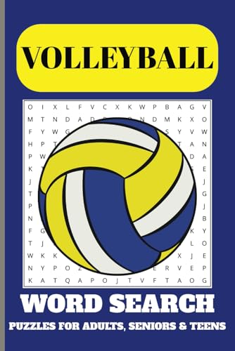 Volleyball Word Search Puzzle Book: Word Searches with Easy-to-Read Print about Volleyball, beach sport, net ball and more / 6x9 inches, 110 pages / ... Gift for Vacation, Holidays, and Free Times. Volleyball Word Search Puzzle Book: Word Searches with Easy-to-Read Print about Volleyball, beach sport, net ball and more / 6x9 inches, 110 pages / ... Gift for Vacation, Holidays, and Free Times. von Independently published