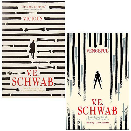 V. E Schwab Villains Series 2 Books Collection Set (Vicious, Vengeful)