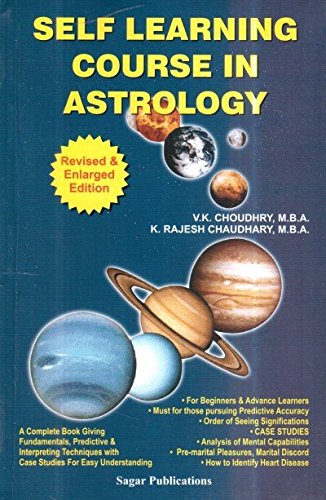Self Learning Course in Astrology von Sagar Publications
