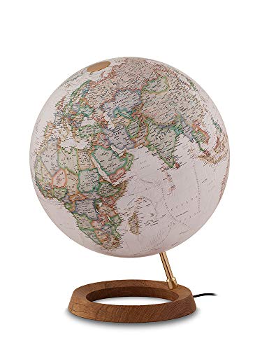 Globus Sepia Ahorn Aluminium 30cm beleuchtet (National Geographic) von Tecnodidattica