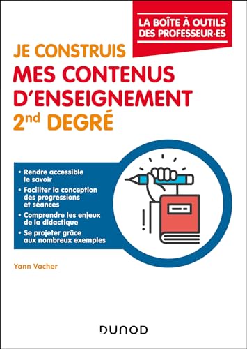 Je construis mes contenus d'enseignement 2nd degré: 2nd degrés