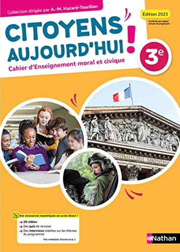 Enseignement moral et civique 3e - Cahier - Elève 2023 von NATHAN