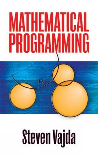 Mathematical Programming (Dover Books on Computer Science) von Dover Publications Inc.