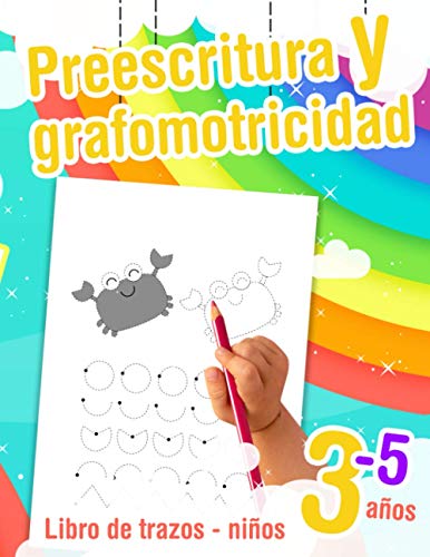 Preescritura y grafomotricidad | Libro de trazos | niños 3-5 años: Libro de actividades preescolares - aprender a trazar para aprender a escribir von Independently published