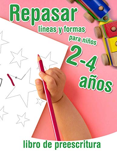 Repasar lineas y formas - libro de preescritura para niños 2-4 años: Libro de actividades infantiles - para los más pequeños que empiezan a aprender a ... el lápiz y dibujar formas (Grafomotricidad) von Independently published