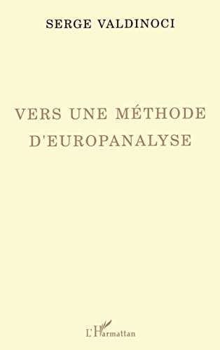 Vers une méthode d'europanalyse von L'HARMATTAN
