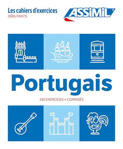 Cahier Exercices Portugais Niveau Débutants: 240 exercices + corrigés (Quaderni)