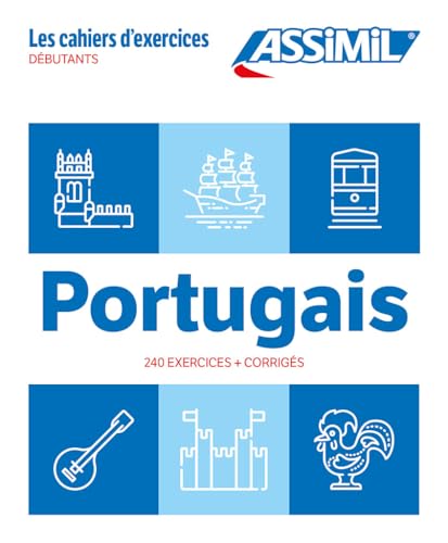 Cahier Exercices Portugais Niveau Débutants: 240 exercices + corrigés (Quaderni)