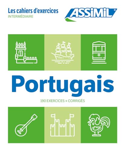 Cahier Exercices Portugais Niveau Intermédiaire: 190 exercices corrigés (Quaderni)