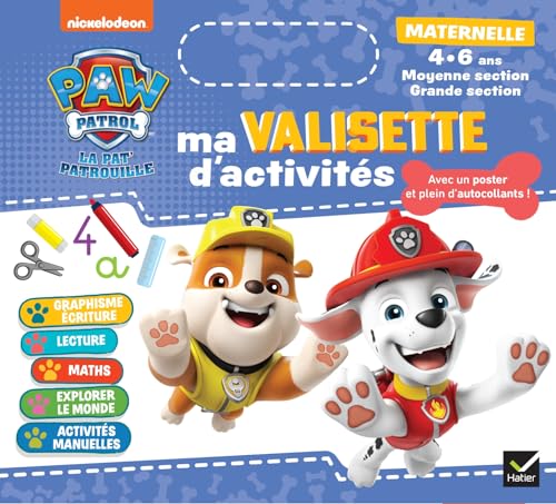 Ma valisette d'activités Maternelle MS et GS Pat'Patrouille - 4-5 ans: Pour apprendre en s'amusant Ma valisette d'activités Maternelle MS et GS Pat'Patrouille - 4-5 ans: Pour apprendre en s'amusant