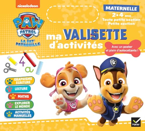 Ma valisette d'activités Maternelle TPS et PS Pat'Patrouille - 2-3 ans: Pour apprendre en s'amusant von HATIER