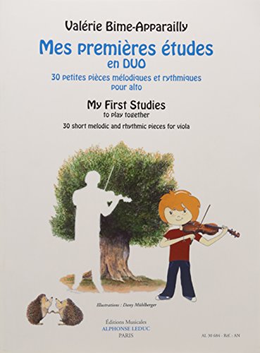 Mes premières études en duo pour alto