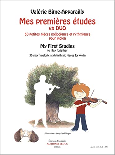 Mes premières études en duo pour violon