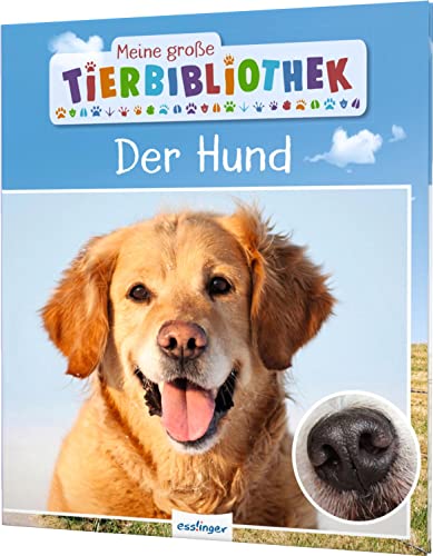 Meine große Tierbibliothek: Der Hund: Sachbuch für Vorschule & Grundschule