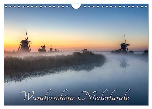 Wunderschöne Niederlande (Wandkalender 2024 DIN A4 quer), CALVENDO Monatskalender