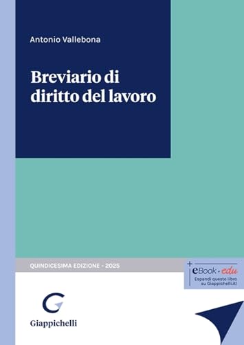 Breviario di diritto del lavoro von Giappichelli