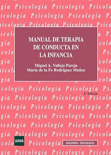 Manual de terapia de conducta en la infancia von DYKINSON EDITORIAL