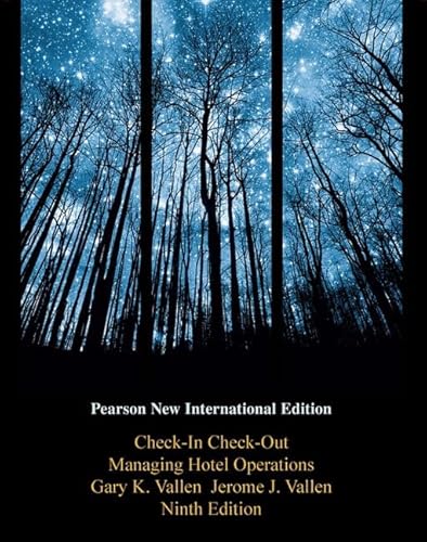 Check-In Check-Out: Managing Hotel Operations: Pearson New International Edition von Pearson