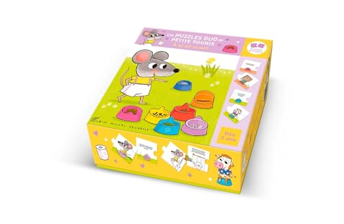 Les Puzzles duo de Petite Souris - A qui est ce pot ? - Boîte 24 pièces (12x2) von ALBIN MICHEL
