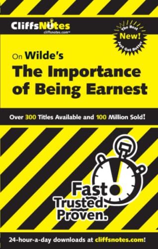 CliffsNotes on Wilde's The Importance of Being Earnest (CliffsNotes on Literature)