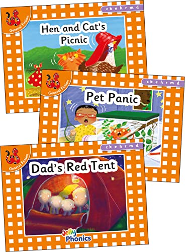 Jolly Phonics Orange Level Readers Set 2: in Precursive Letters (British English edition) von Jolly Phonics