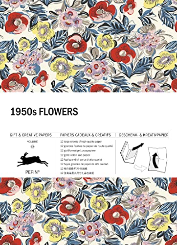 1950s Flowers: Gift & Creative Paper Book Vol. 108 (Gift & creative papers, 108) von Pepin Press