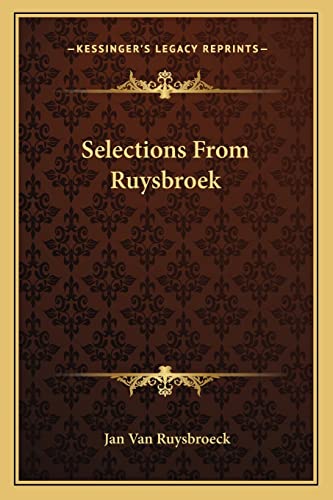 Selections From Ruysbroek