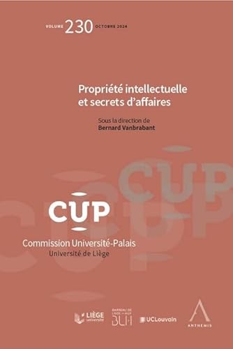 Propriété intellectuelle et secrets d'affaire (230) von ANTHEMIS