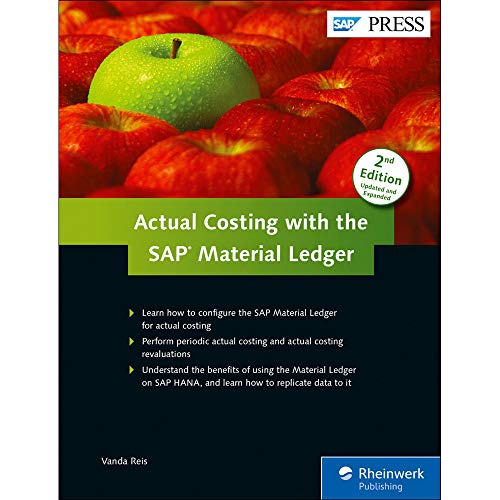 Actual Costing with the Material Ledger in SAP ERP (SAP PRESS: englisch) von Rheinwerk Verlag GmbH