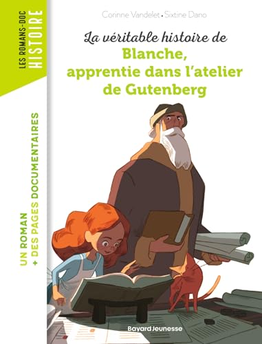 Blanche apprentie dans l'atelier de Gutenberg