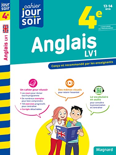 Anglais 4e LV1 - Cahier Jour Soir: Conçu et recommandé par les enseignants von MAGNARD